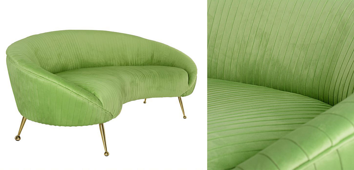Диван Pebernat Lounge Sofa green Диван Pebernat Lounge Sofa green - Loft-Concept в Перми