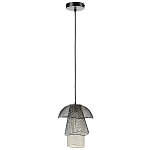 Подвесной светильник Black Grey Mesh Tube Lampshade Hanging Lamp варинант исполнения - 2 | Loft Concept в Перми