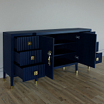 Большой Комод-буфет Elsa Dreams Blue с ящиками варинант исполнения - 6 | Loft Concept в Перми