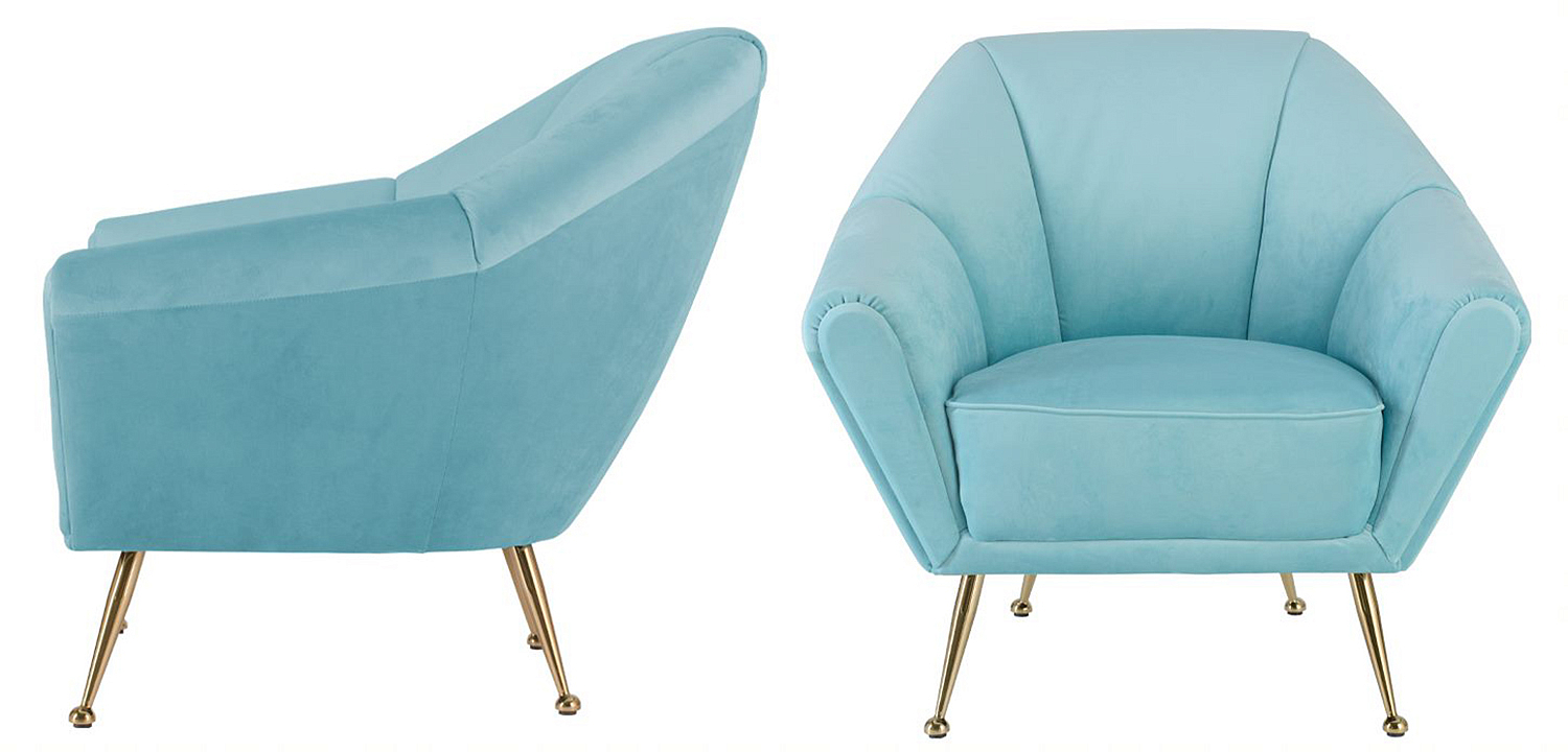 Кресло Brunner Chair light blue Кресло Brunner Chair light blue - Loft-Concept в Перми