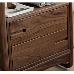 Вешалка деревянная с 2- мя ящиками Moon Walnut Furniture варинант исполнения - 8 | Loft Concept в Перми