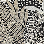 Мебельная ткань Шенилл коричневый принт 280 см T2-146 варинант исполнения - 2 | Loft Concept в Перми