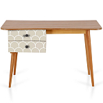 Письменный стол с принтом на ящиках Elise Desk варинант исполнения - 4 | Loft Concept в Перми