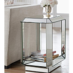 Зеркальный приставной стол Mirror Surface варинант исполнения - 2 | Loft Concept в Перми