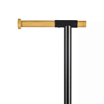 Держатель для туалетной бумаги с подвесным ершиком Black Bathroom Accessory варинант исполнения - 3 | Loft Concept в Перми