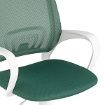 Офисное кресло с основанием из белого пластика Desk chairs Green варинант исполнения - 6 | Loft Concept в Перми
