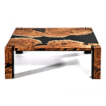 Кофейный Стол River in Autumn Elm Resin Coffee Table варинант исполнения - 1 | Loft Concept в Перми