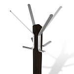 Вешалка с квадратным основанием и 4-мя металлическими крючками Industrial Metal Rust варинант исполнения - 2 | Loft Concept в Перми