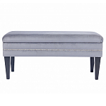 Мягкая банкетка с зоной для хранения Casket Grey варинант исполнения - 1 | Loft Concept в Перми