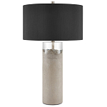 Настольная лампа на сером бетонном основании Delicate Brutality варинант исполнения - 2 | Loft Concept в Перми