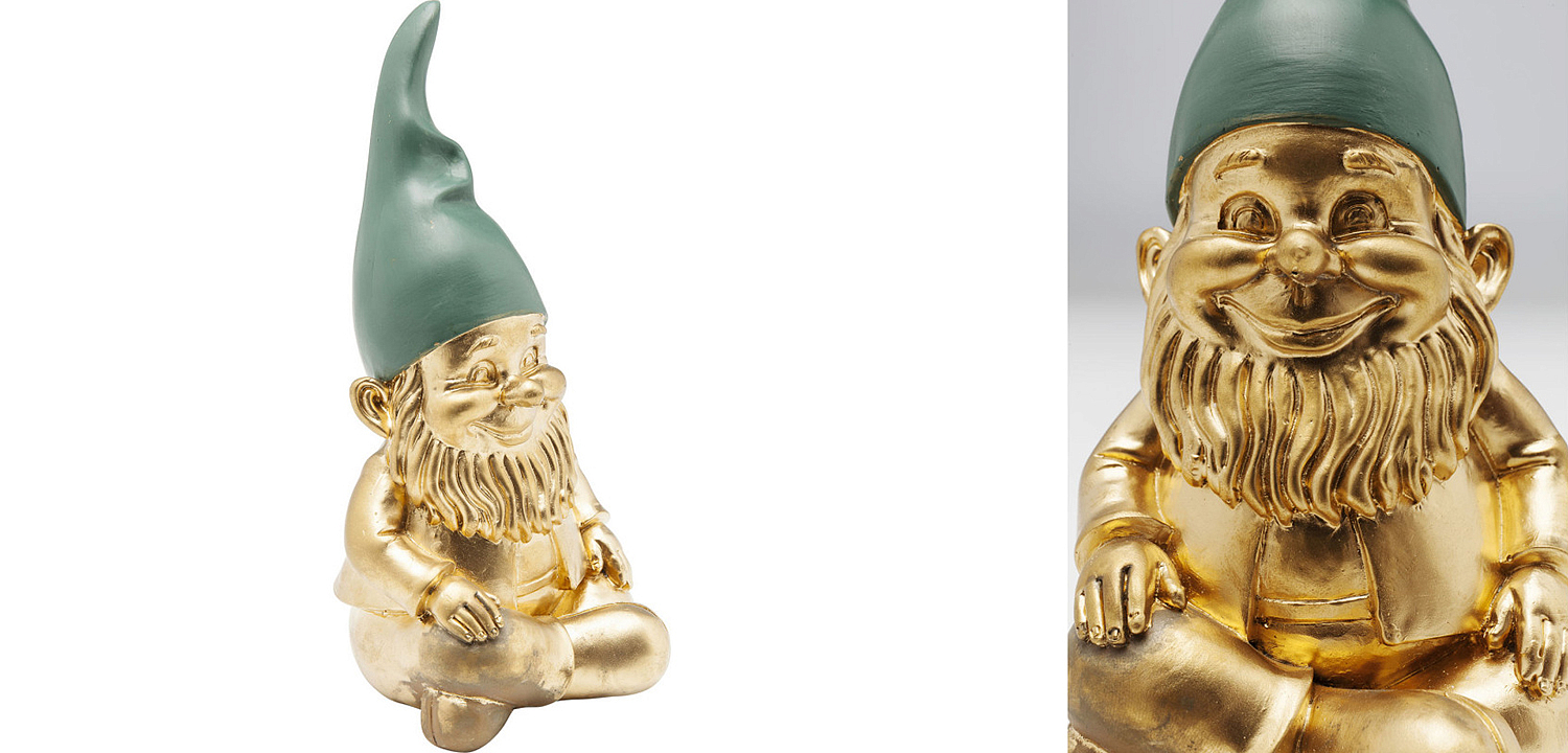 Статуэтка Golden Sitting Gnome Статуэтка Golden Sitting Gnome - Loft-Concept в Перми