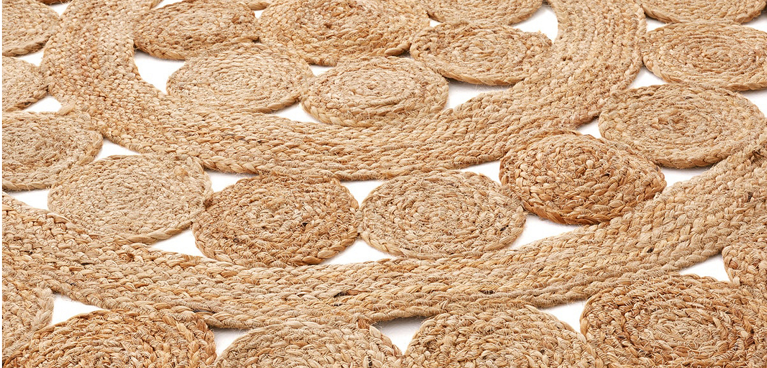 Ковер Wicker Circles Carpet 100% джут Ковер Wicker Circles Carpet 100% джут - Loft-Concept в Перми