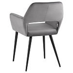 Стул с подлокотниками серый NEASAN STOOL варинант исполнения - 5 | Loft Concept в Перми