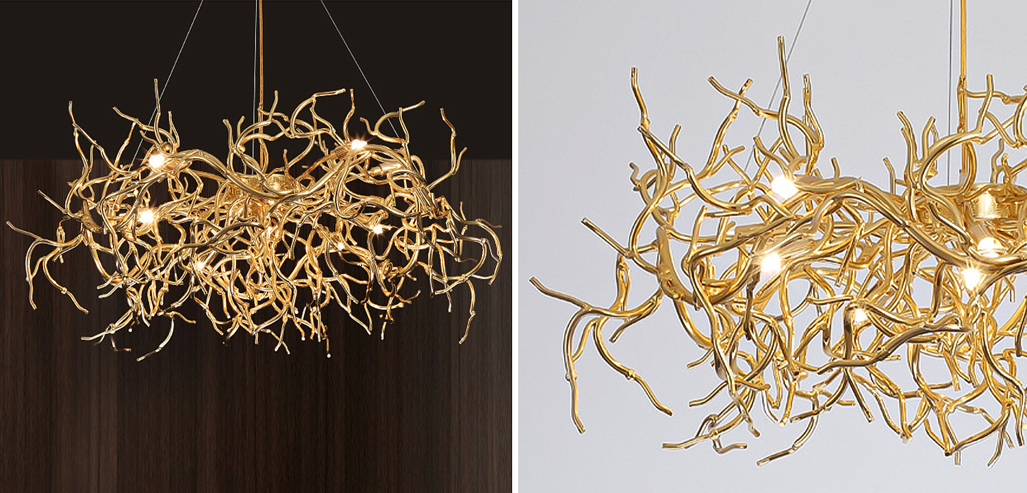 Люстра Felicite Gold Branches Chandelier Люстра Felicite Gold Branches Chandelier - Loft-Concept в Перми