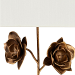 Бра с  каркасом в виде цветков розы и тканевым абажуром Flowers and Fox Roses варинант исполнения - 2 | Loft Concept в Перми