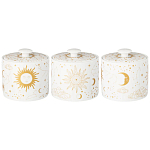 Чайный сервиз из фарфора с рисунком звезд и созвездий на 6 персон 14 предметов Porcelain Astronomy Collection варинант исполнения - 2 | Loft Concept в Перми