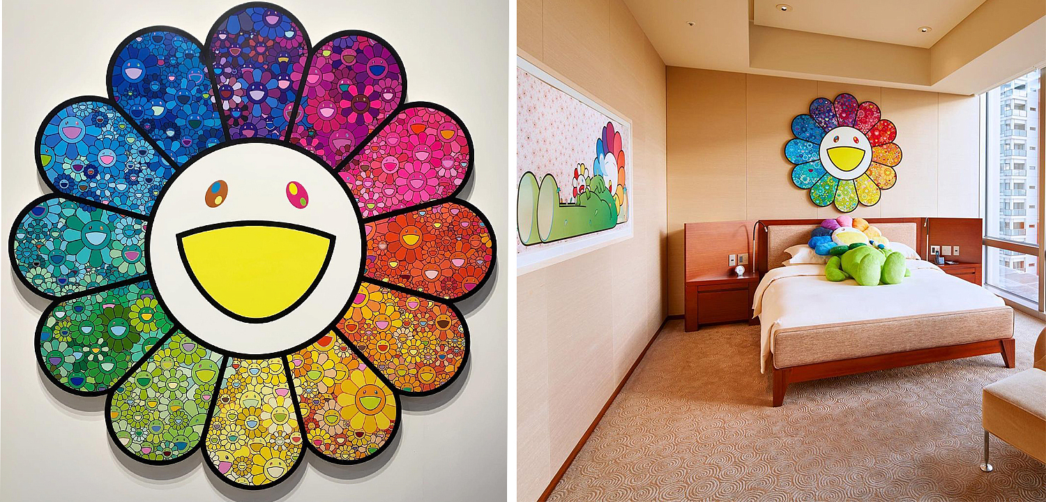 Takashi Murakami Арт-объект на стену Смеющийся Цветок большой Takashi Murakami Арт-объект на стену Смеющийся Цветок большой - Loft-Concept в Перми