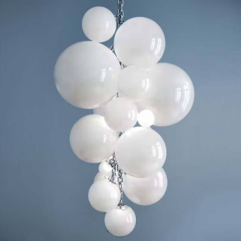 Люстра Grape Balls Белое стекло Белый Люстра Grape Balls Белое стекло Белый в Перми | Loft Concept