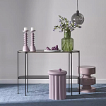 Подсвечник фигурный розовый Bright Accent 36 см варинант исполнения - 4 | Loft Concept в Перми