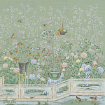 Обои ручная роспись Temple Newsam Mercury Grey варинант исполнения - 2 | Loft Concept в Перми