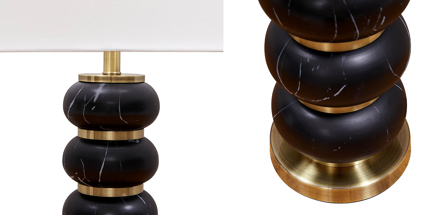 Настольная лампа с абажуром Alan Table Lamp Настольная лампа с абажуром Alan Table Lamp - Loft-Concept в Перми