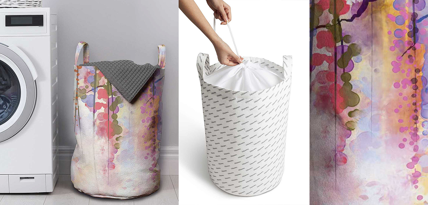 Корзина Purple Watercolor Basket Корзина Purple Watercolor Basket - Loft-Concept в Перми