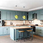 Подвесной светильник со стеклянном плафоном в форме бокала Kaleido варинант исполнения - 33 | Loft Concept в Перми