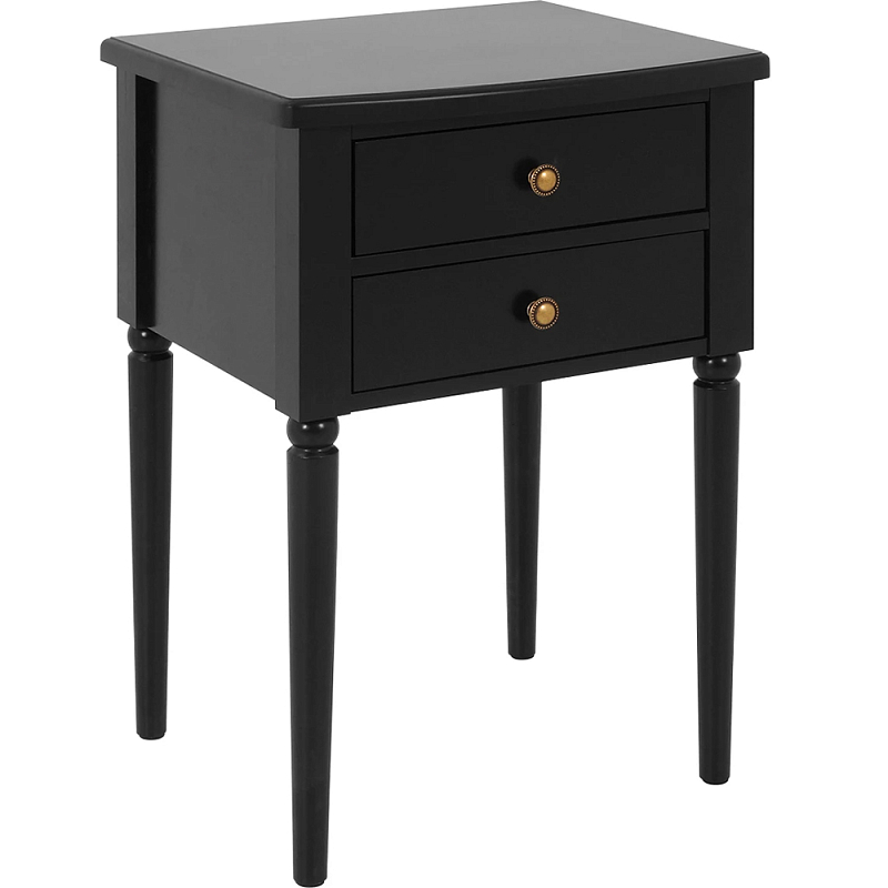 Прикроватная тумба Вlues Black Черный в Перми | Loft Concept 