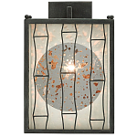 Бра с круглой зеркальной вставкой с эффектом ржавчины Stunning Radiance варинант исполнения - 2 | Loft Concept в Перми