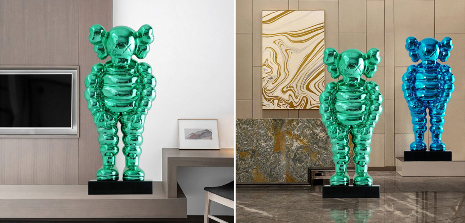 Статуэтка KAWS Bowed Down Green on stand Статуэтка KAWS Bowed Down Green on stand - Loft-Concept в Перми
