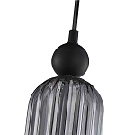 Подвесной светильник с рифленым стеклянным плафоном цилиндрической формы ARTICOLO варинант исполнения - 2 | Loft Concept в Перми