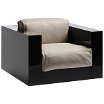 Дизайнерское кожаное кресло Poltronova Saratoga Armchair варинант исполнения - 2 | Loft Concept в Перми