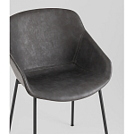 Стул Ashby экокожа серый варинант исполнения - 3 | Loft Concept в Перми