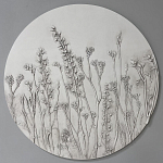 Панно Серые цветы варинант исполнения - 1 | Loft Concept в Перми