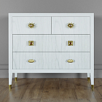 Бельевой Комод с 4 ящиками Elsa Dreams White варинант исполнения - 5 | Loft Concept в Перми