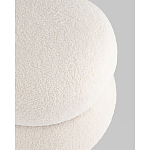 Пуф Полли S тедди белый варинант исполнения - 4 | Loft Concept в Перми