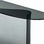 Консоль дымчатого цвета с изогнутым основанием Arabesque варинант исполнения - 1 | Loft Concept в Перми