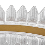 Люстра круглая с декоративными элементами в виде лепестков Round Light Flashing варинант исполнения - 8 | Loft Concept в Перми