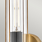 Бра для ванных комнат с прозрачным цилиндрическим плафоном на круглом основании Hinkley варинант исполнения - 4 | Loft Concept в Перми