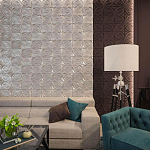 Гипсовая 3D панель с принтографией PM-37 варинант исполнения - 2 | Loft Concept в Перми