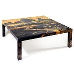 Кофейный стол с японским пейзажем Bohemia coffee table  варинант исполнения - 7 | Loft Concept в Перми