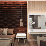 Гипсовая 3D панель с принтографией PM-03 варинант исполнения - 2 | Loft Concept в Перми