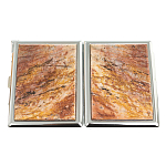 Портсигар на 10 сигарет с газовой зажигалкой из натурального камня Авантюрин Stone Cigarettes Cases варинант исполнения - 4 | Loft Concept в Перми