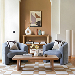 Стол журнальный из массива и шпона дуба Oak Essence Carden варинант исполнения - 6 | Loft Concept в Перми