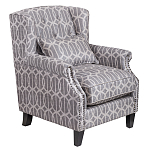 Кресло Henry Armchair grey velour варинант исполнения - 1 | Loft Concept в Перми