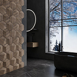 Гипсовая 3D панель с принтографией PM-30 варинант исполнения - 2 | Loft Concept в Перми