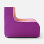 Дизайнерское кресло зеленое Poltronova Sofo Verosa Green Pink Armchair варинант исполнения - 7 | Loft Concept в Перми