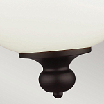 Подвесной светильник с белым стеклянным плафоном в форме шара на цепи Feiss варинант исполнения - 5 | Loft Concept в Перми