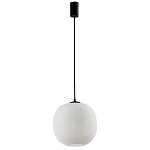 Подвесной светильник со стеклянным рельефным плафоном белый Perforated Glass 25 варинант исполнения - 2 | Loft Concept в Перми