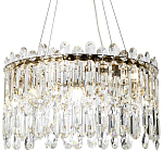 Круглая люстра с хрустальными подвесками Roul Crystal Round Chandelier варинант исполнения - 2 | Loft Concept в Перми